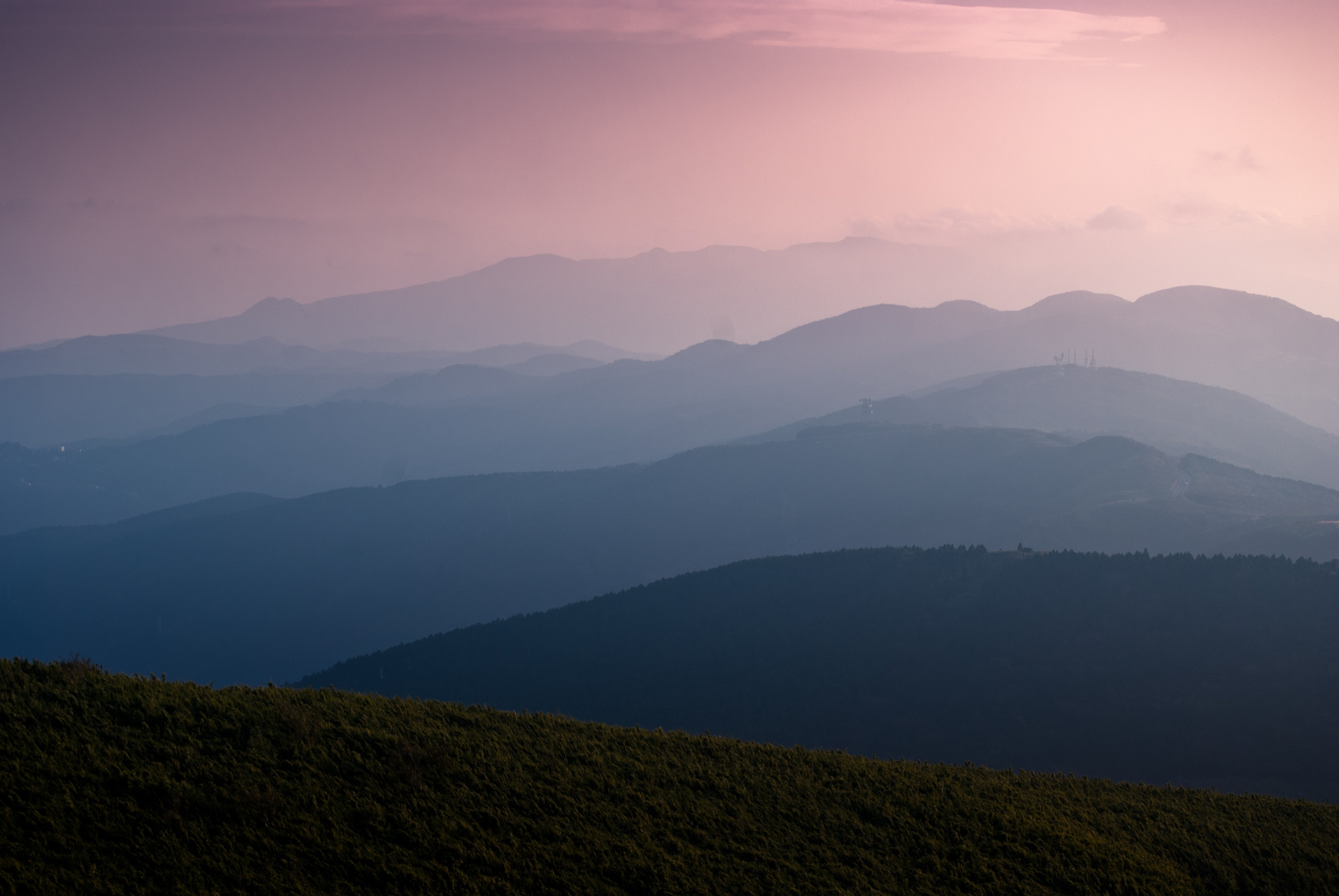 Scenic View of Mountain Ranges