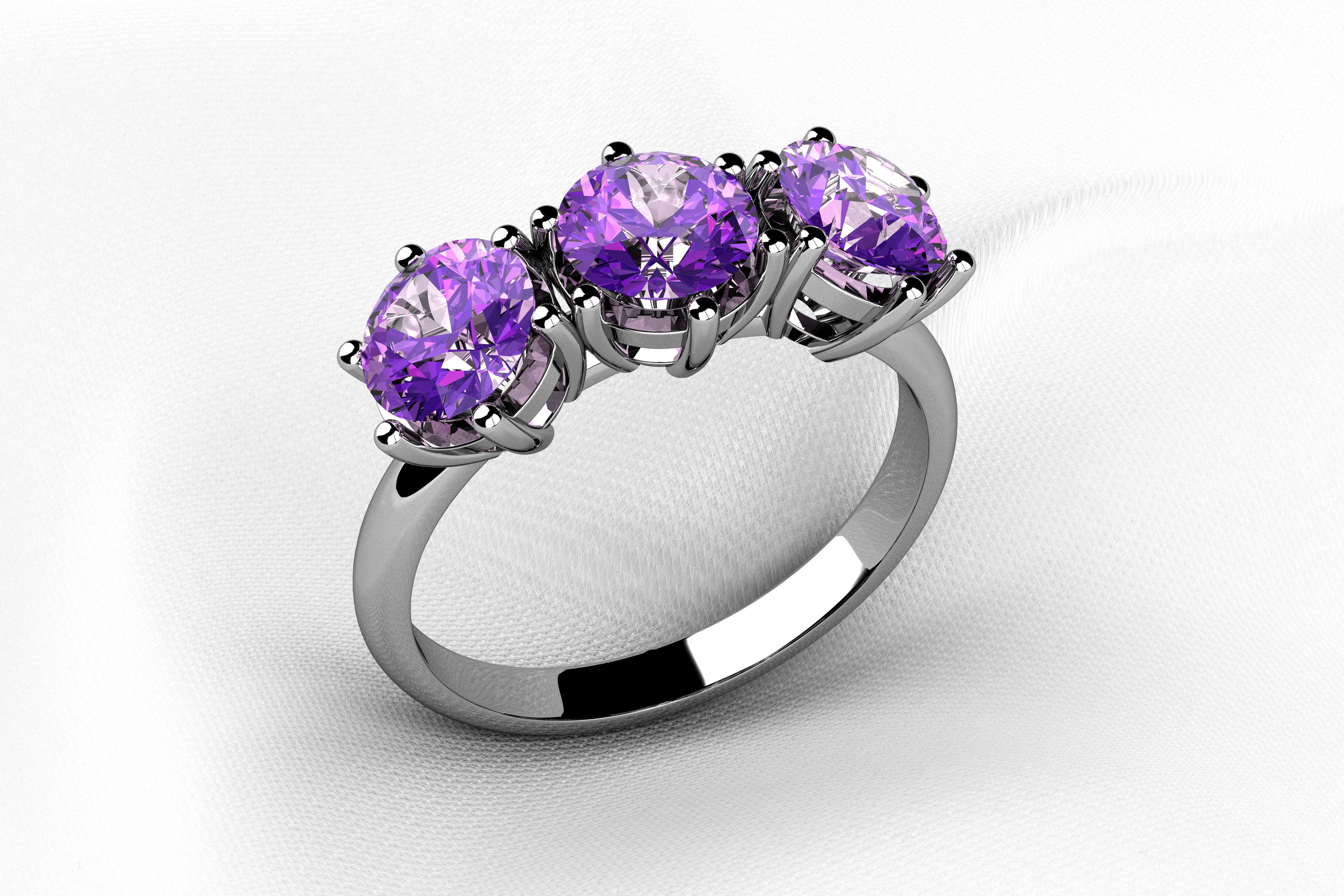 Antique amethyst ring